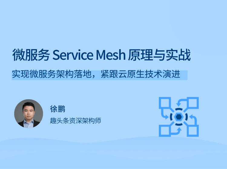 微服务Service Mesh原理与实战，实现微服务架构落地，紧跟云原生技术演进